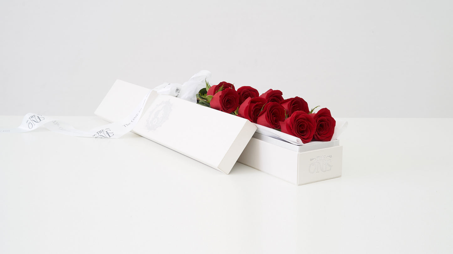 Fresh Red Rose Box