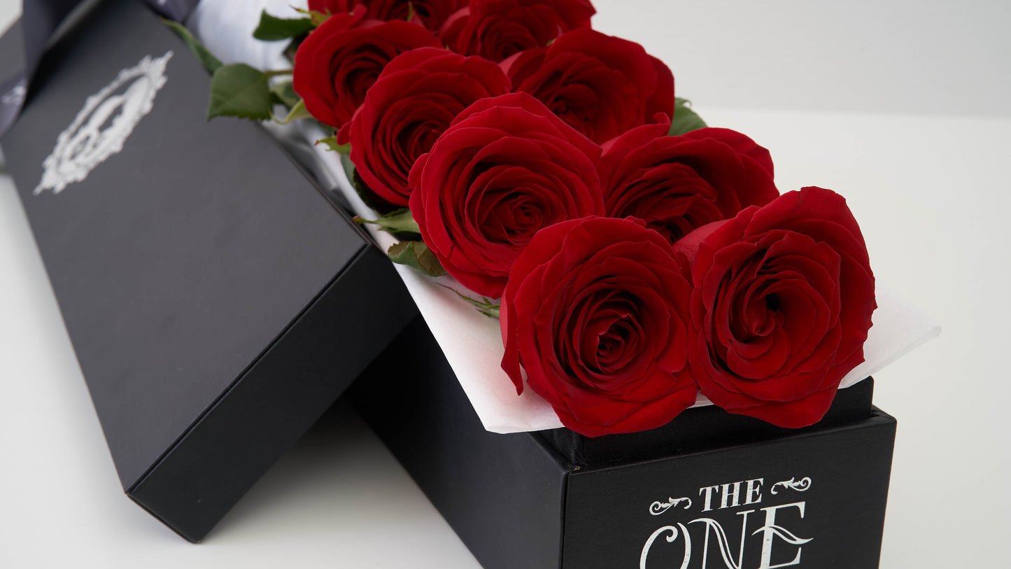 Fresh Red Rose Box